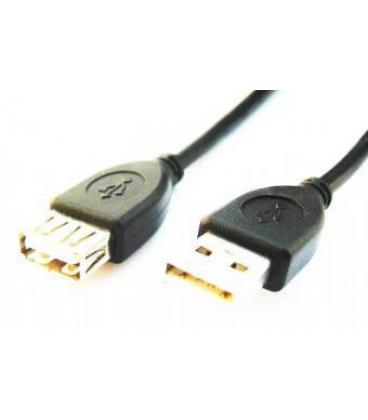 Gembird 3m USB 2.0 A M/FM 3m USB A USB A Negro - Imagen 1