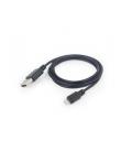 Gembird CC-USB2-AMLM-1M 1m USB A Micro-USB B/Lightning Negro cable USB - Imagen 1