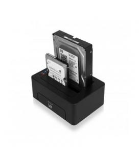 Ewent EW7014 Dock Station Dual 2.5"-3.5" USB 3.1 - Imagen 1