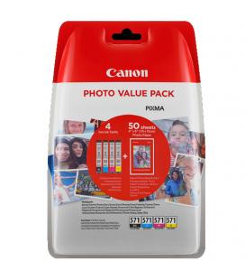 MULTIPACK 4 CARTUCHOS TINTA CANON - Imagen 1