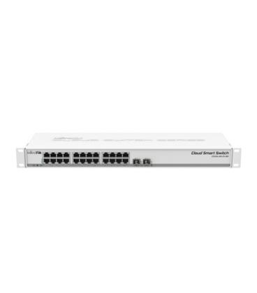 Mikrotik CSS326-24G-2S+RM Switch 24G Et 2xSFP+ - Imagen 1