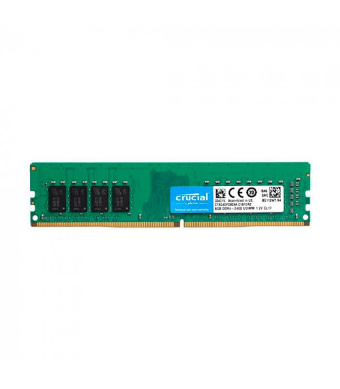 Модуль памяти crucial ct8g4dfs824a ddr4 8гб 2400 dimm ret разгон