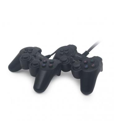 Gembird JPD-UDV2-01 Gamepad PC Negro mando y volante - Imagen 1