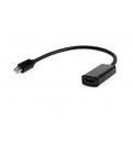 Gembird A-MDPM-HDMIF-02 Mini Displayport HDMI Negro adaptador de cable - Imagen 1