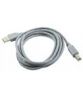 Gembird 1.8m USB 2.0 A/B M 1.8m USB A USB B Macho Macho Gris cable USB - Imagen 3