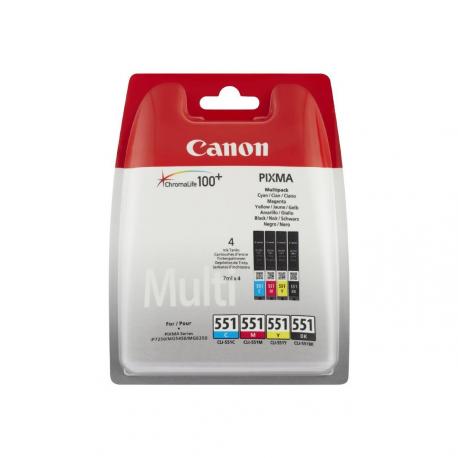 MULTIPACK 4 CARTUCHOS TINTA CANON - Imagen 1