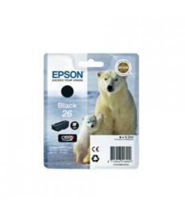 Cartucho tinta epson t260140 negro xp-600/605/700/800/ oso polar - Imagen 1