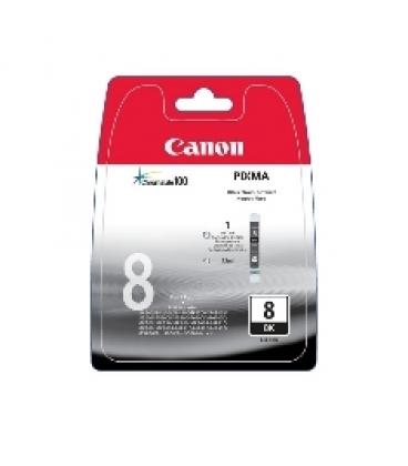 Cartucho tinta canon negro cli 8bk 13ml pixma 4200/5200 mp500/800 blister - Imagen 1