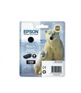 Cartucho tinta epson t262140 negro xl xp-600/605/700/800/ oso polar - Imagen 1