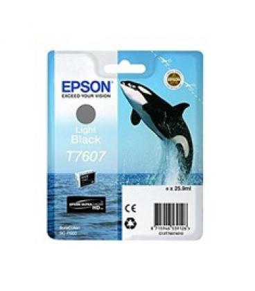 Cartucho tinta epson t760740 gris supercolor p600sc-p600/ orca asesina - Imagen 1