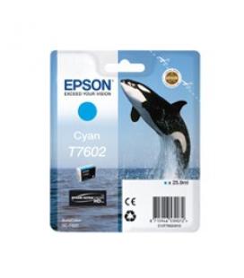 Cartucho tinta epson t760240 cian supercolor p600-sc-p600/ orca asesina - Imagen 1