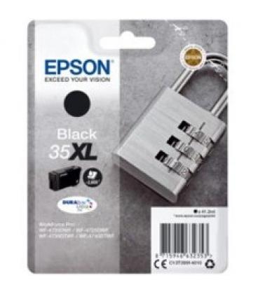 Cartucho tinta epson c13t35914010 negro xl/ 2600 paginas/candado - Imagen 1