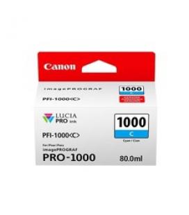 Cartucho tinta canon pfi-1000 c cian pro-1000 - Imagen 1