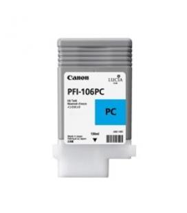 Cartucho tinta canon pfi106pc foto cian ipf6300s/ ipf6400s/ ipf6300/ ipf6350/ ipf6400/ ipf6450 - Imagen 1