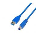 NANOCABLE CABLE USB 3.0 IMPRESORA, TIPO A/M-B/M, AZUL, 2.0 M - Imagen 2