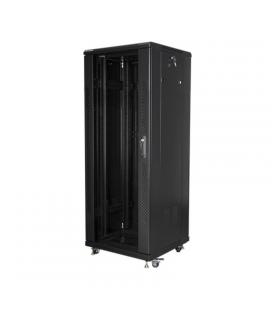 Armario rack lanberg ff01-6632-12b negro - 19'/48.26cm - 32u - ip20 - 600x600x1610mm - hasta 800kg de carga - accesorios