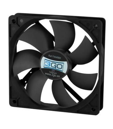 VENTILADOR 8CM 3GO NEGRO