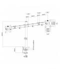 SOPORTE DE MESA PARA 2 MONITORES HASTA 27" - Imagen 12