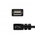 CABLE ACODADO OTG USB(A) 2.0 A MICRO USB(B) 0.15M - Imagen 11