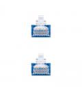 CABLE RED LATIGUILLO RJ45 CAT.6 UTP AZUL, 0.5 M - Imagen 7