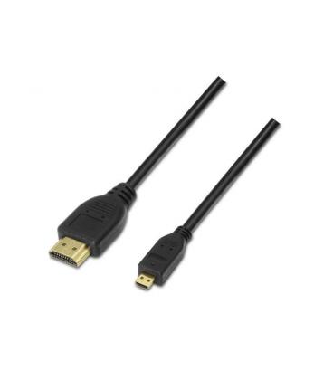 Cable micro hdmi aisens a119-0117 - conectores a-macho/d-macho - alta velocidad con ethernet - full hd / uhd / hd ready / 3d - -