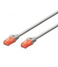 Cable red ewent latiguillo rj45 utp cat6 10m gris - Imagen 1