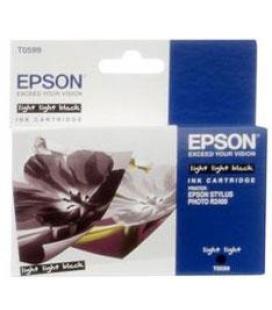 Cartucho tinta epson t059940 r2400 negro claro pigmentado - Imagen 1