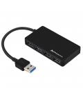 Hub usb phoenix 4 puertos - usb 3.0 - negro - Imagen 1