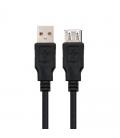 CABLE USB 2.0 TIPO-A M/H P 1 Metro Negro - Imagen 7