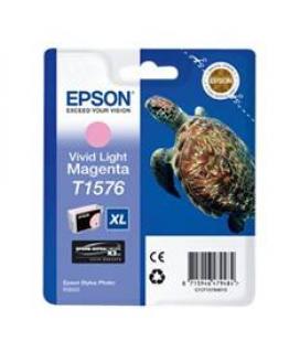 Cartucho tinta epson t157640 magenta vivo claro para epson photo r3000 - c13t15764010 - tortuga - Imagen 1