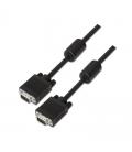 Cable svga con ferrita aisens a113-0077 - conectores tipo d-sub hdb15 macho - doble apantallado - 25m - negro - Imagen 1