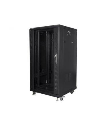 Armario rack lanberg ff01-6622-12b negro - 19'/48.26cm - 22u - ip20 - 600*600*1159mm - hasta 800kg de carga - accesorios - Image