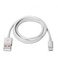 Cable LIGHTNING a USB 2.0. LIGHTNING/M-USB A/M. Blanco. 1m. - Imagen 2