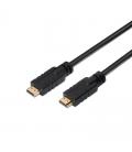 Cable hdmi aisens a120-0375 - premium alta velocidad - 4k 60hz - con repetidor - conectores tipo a macho-macho - 25m - negro - I