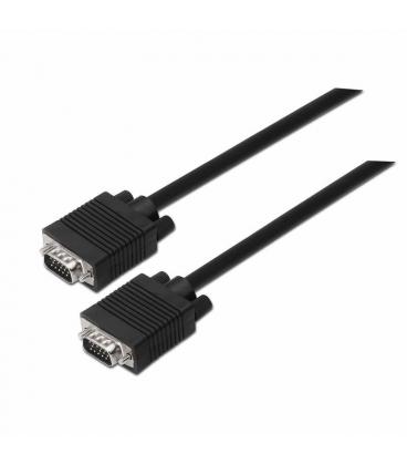 Cable svga aisens a113-0070 - conectores tipo d-sub hdb15 macho - doble apantallado - 5m - negro - Imagen 1