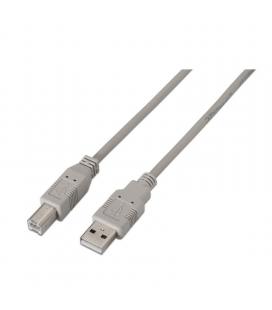 Cable usb impresora aisens a101-0004 - tipo a macho-tipo b macho - 4.5m - beige - Imagen 1