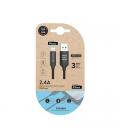 CABLE MICRO USB TECH ONE TECH PARA APPLE 1M - Imagen 3