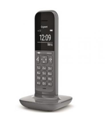 Telefono fijo inalambrico gigaset cl390 gris - Imagen 1