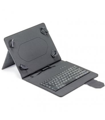 FUNDA TABLET MAILLON URBAN KEYBOARD USB 9.7"-10.2" NEGRO - Imagen 1