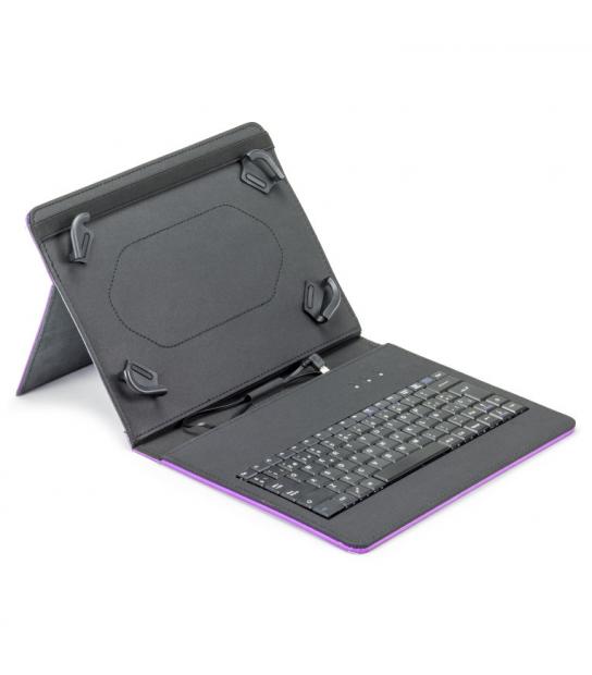 Funda con teclado  Nilox NXKB01, Para tablet 10.1, Teclado