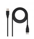 CABLE USB(A) 2.0 A USB(A) 2.0 NANOCABLE 1.8M NEGRO - Imagen 9