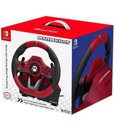 Volante de carreras con pedales hori mario kart pro deluxe - botones programables - levas de cambio - compatible nintendo - Imag