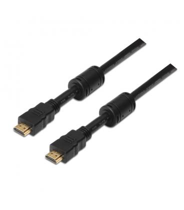 Cable HDMI alta velocidad/HEC. Tipo A Macho-Macho. Negro. 10m. - Imagen 1