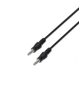 Cable audio Estéreo. Tipo Jack 3.5-Macho / Jack 3.5-Macho. 3m. - Imagen 1