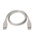 Cable USB 2.0. tipo A/M-A/M. Gris. 2.0m - Imagen 2