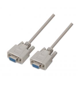 Cable SERIE RS 232. DB9/H-DB9/H. Beige. 1.8 metros. - Imagen 1