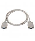 Cable SERIE RS 232. DB9/H-DB9/H. Beige. 1.8 metros. - Imagen 2