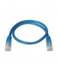 Cable de red RJ45 Cat.6 UTP AWG24. Azul. 0.5m. - Imagen 2