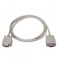 Cable SERIE Null Modem. DB9/H-DB9/H. Beige. 1.8 metros. - Imagen 2