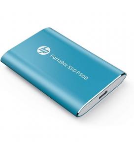 Disco externo hp ssd p500 250gb azul - usb tipo-c 3.1 - lectura 350mb/s - escritura 210mb/s - Imagen 1